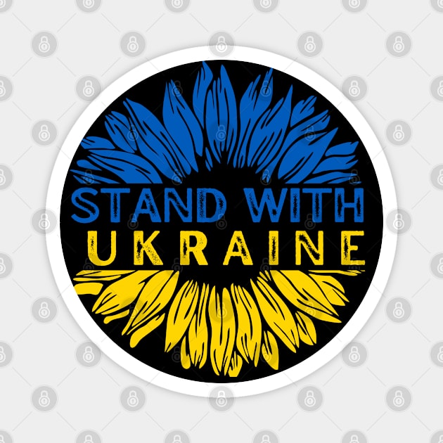 stand with ukraine Magnet by Fashion planet